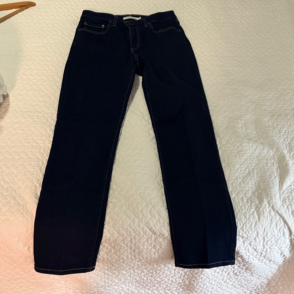 Levi's Women's Dark Blue Straight Leg Jeans